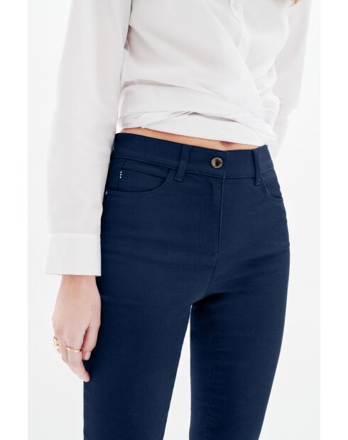 Pantalon en coton Joss bleu marine