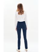 Pantalon en coton Joss bleu marine