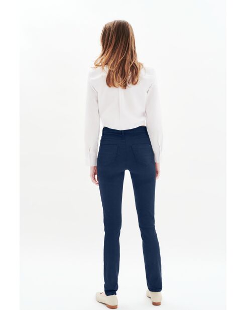 Pantalon en coton Joss bleu marine
