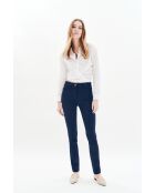 Pantalon en coton Joss bleu marine
