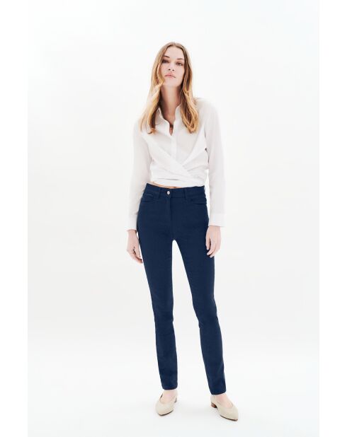 Pantalon en coton Joss bleu marine