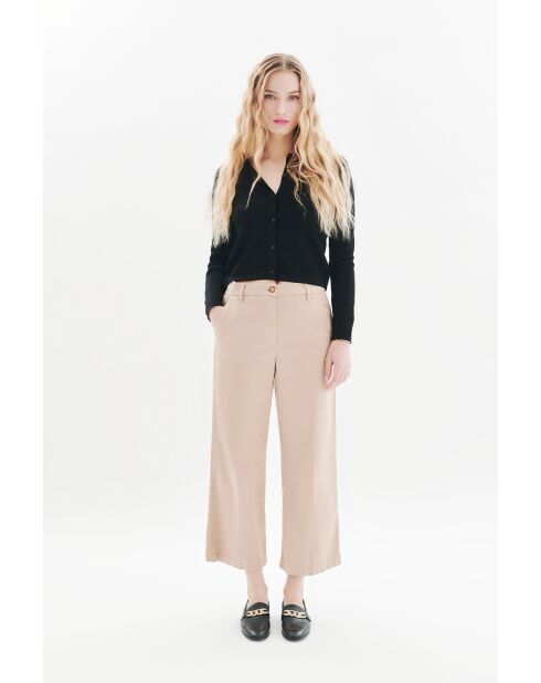 Pantalon en coton Paolo gris foncé