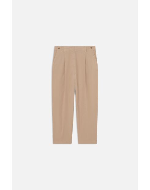 Pantalon en coton Parrel taupe