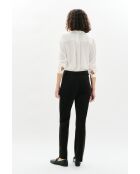 Donkerbruine katoenen broek Pegase