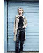 Trench in cotone tortora Gelisol