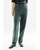 Pantalon en coton Pargos vert kaki