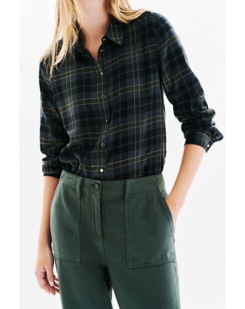 Pantalon en coton Pargos vert kaki
