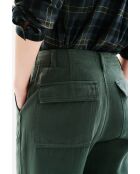 Pantalon en coton Pargos vert kaki