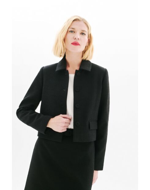 Giacca in cotone Black Vowel Tweed