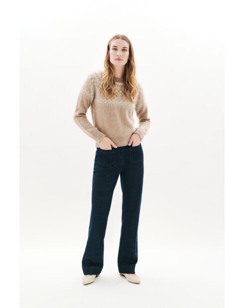 Pull Carlotta marron clair