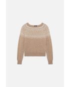 Pull Carlotta marron clair