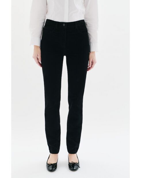 Schwarze Sylvano Baumwollhose