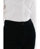 Schwarze Sylvano Baumwollhose
