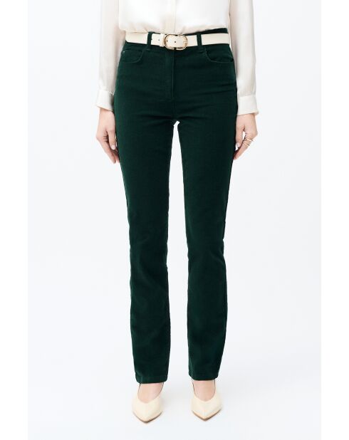 Donkergroene katoenen broek Chicago