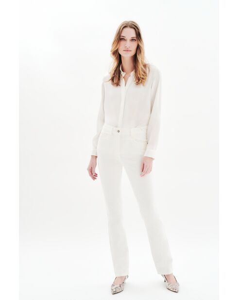 Pantalon en coton Chicago ivoire