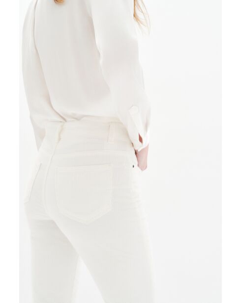 Pantalon en coton Chicago ivoire
