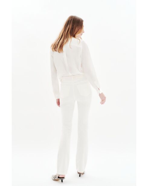 Pantalon en coton Chicago ivoire