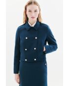 Vicomte Duck blaue Jacke