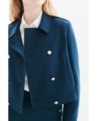 Vicomte Duck blaue Jacke
