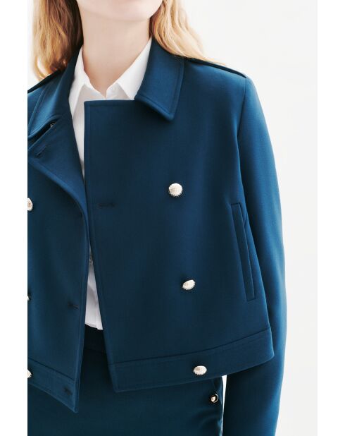 Vicomte Duck blaue Jacke