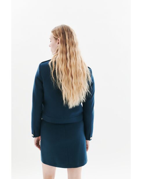Vicomte Duck blaue Jacke