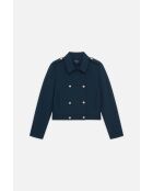 Vicomte Duck blaue Jacke