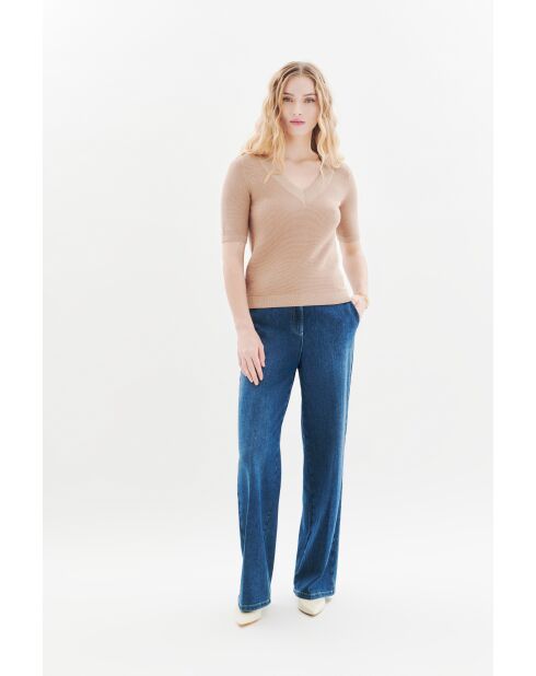 Pull en coton Levi sable