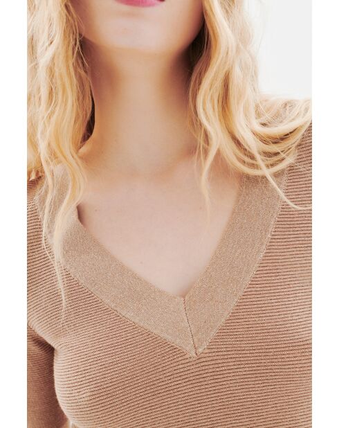 Pull en coton Levi sable