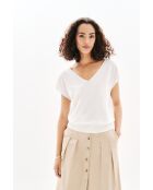 Pull en coton Milania blanc