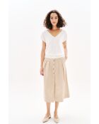 Pull en coton Milania blanc