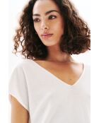Pull en coton Milania blanc