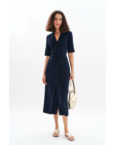 Robe Tifanny bleu marine