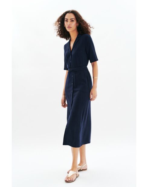 Robe Tifanny bleu marine