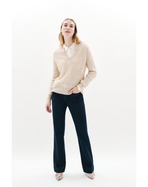 Pull Savanna gris clair