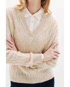 Pull Savanna gris clair