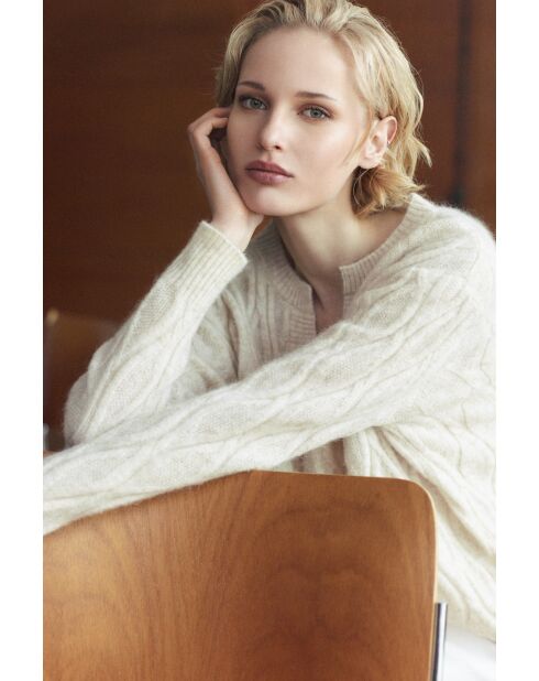 Pull Savanna gris clair