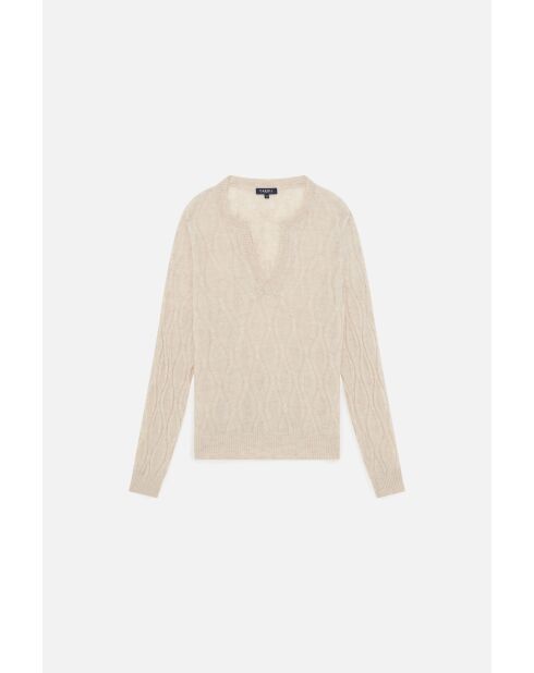 Pull Savanna gris clair