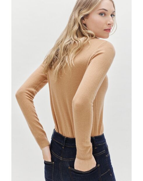 Pull Dylan camel cachemire