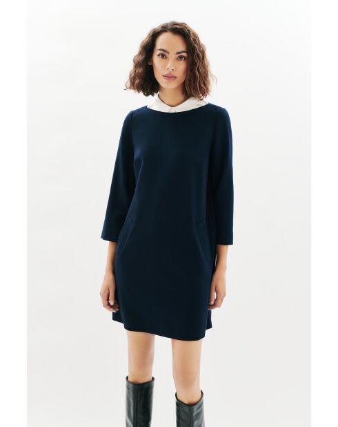 Marineblauwe jurk Laura
