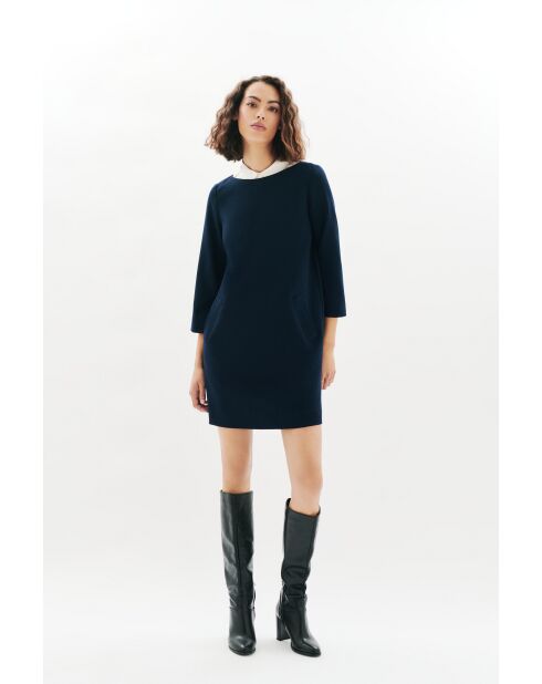 Marineblauwe jurk Laura