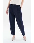 Marineblaue Baumwollhose Parrel