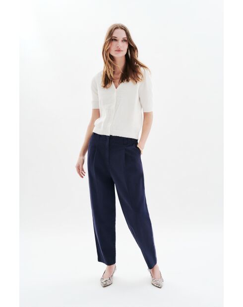 Marineblaue Baumwollhose Parrel