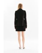 Blazer Aurora in cotone color cioccolato