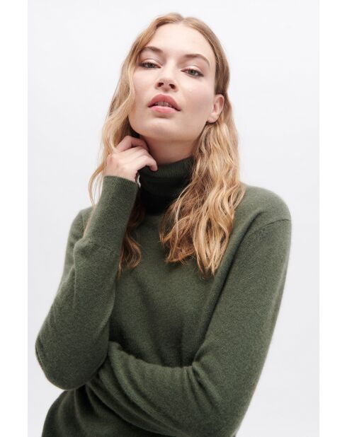 Pull Dylan vert clair cachemire