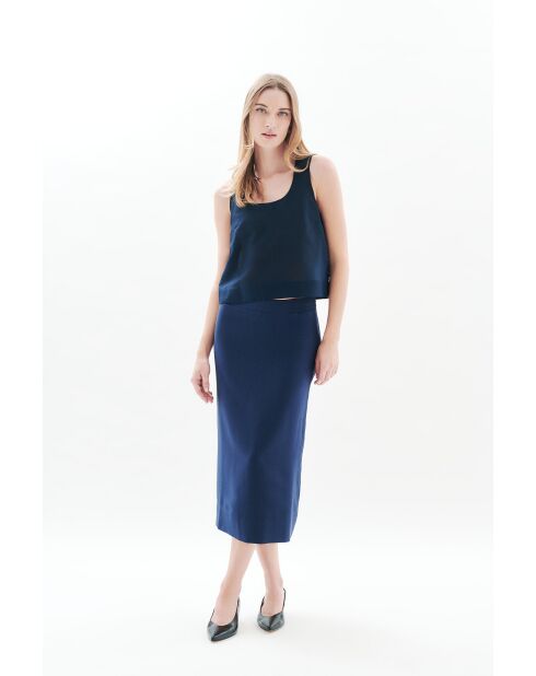 Chemise Cindy bleu marine