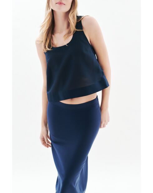 Chemise Cindy bleu marine