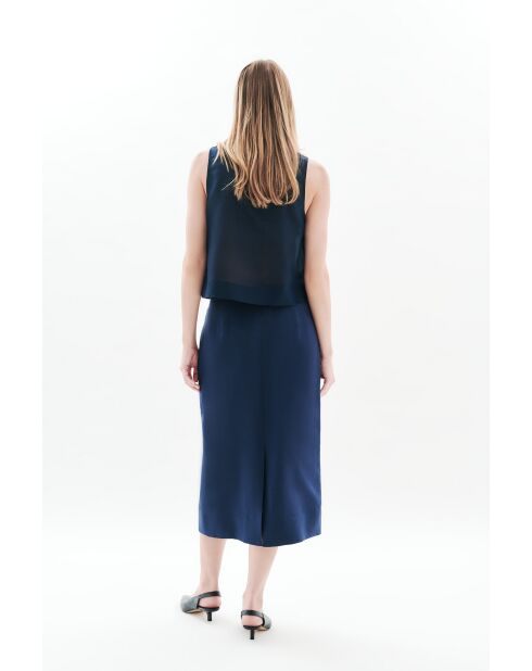 Chemise Cindy bleu marine
