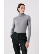 Pull Dylan gris clair cachemire