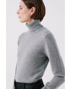 Pull Dylan gris clair cachemire