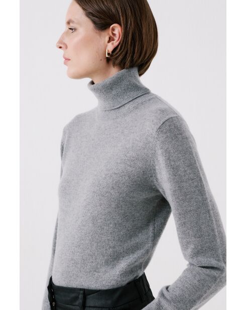 Pull Dylan gris clair cachemire